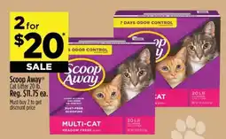 Dollar General Scoop Away Cat Litter 20 lb offer