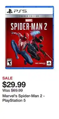 Game Stop Marvel's Spider-Man 2 - PlayStation 5 offer