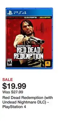 Game Stop Red Dead Redemption (with Undead Nightmare DLC) - PlayStation 4 offer