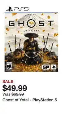 Game Stop Ghost of Yotei - PlayStation 5 offer