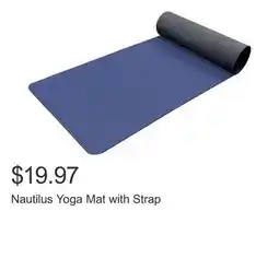 Costco Nautilus Yoga Mat with Strap offer