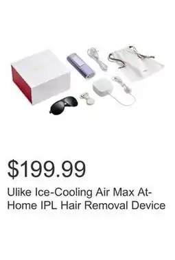 Costco Ulike Ice-Cooling Air Max At-Home IPL Hair Removal Device offer