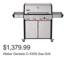 Costco Weber Genesis C-435S Gas Grill offer