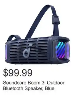 Costco Soundcore Boom 3i Outdoor Bluetooth Speaker, Blue offer