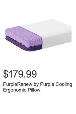 Costco PurpleRenew by Purple Cooling Ergonomic Pillow offer