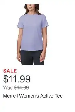 Costco Merrell Women's Active Tee offer