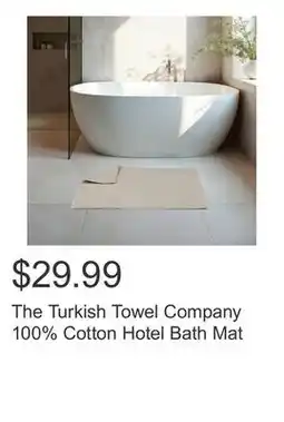 Costco The Turkish Towel Company 100% Cotton Hotel Bath Mat offer