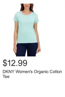 Costco DKNY Women's Organic Cotton Tee offer