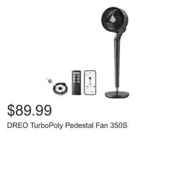 Costco DREO TurboPoly Pedestal Fan 350S offer