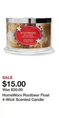 Ulta Beauty HomeWorx Rootbeer Float 4-Wick Scented Candle offer