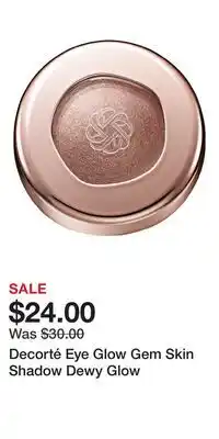Ulta Beauty Decorté Eye Glow Gem Skin Shadow Dewy Glow offer