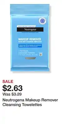 Ulta Beauty Neutrogena Makeup Remover Cleansing Towelettes offer