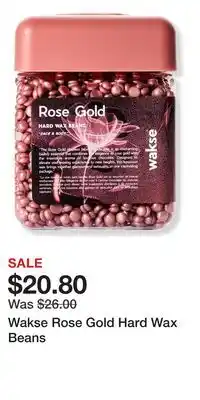Ulta Beauty Wakse Rose Gold Hard Wax Beans offer