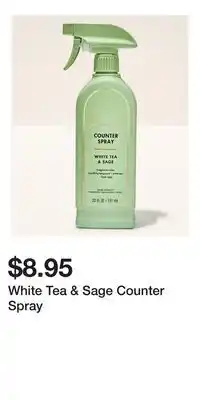 Bath & Body Works White Tea & Sage Counter Spray offer