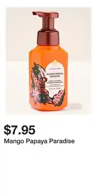 Bath & Body Works Mango Papaya Paradise offer