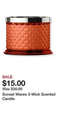 Ulta Beauty Sunset Waves 3-Wick Scented Candle offer
