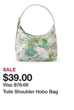 Belk Toile Shoulder Hobo Bag offer