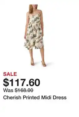 Belk Cherish Printed Midi Dress offer