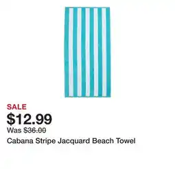 Belk Cabana Stripe Jacquard Beach Towel offer