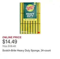 Costco Scotch-Brite Heavy Duty Sponge, 24-count offer