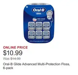 Costco Oral-B Glide Advanced Multi-Protection Floss, 6-pack offer