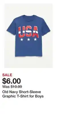 Old Navy Old Navy Short-Sleeve Graphic T-Shirt for Boys offer