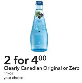 Clearly Canadian Original or Zero