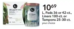 Publix L. Pads or Liners offer