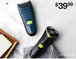 JC Penney Remington UltraStyle Rechargeable Rotary or Foil Shaver offer