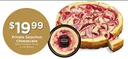 Ralphs Private Selection Cheesecake offer