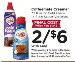 Ralphs Coffeemate Creamer offer