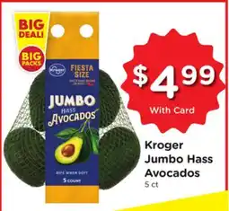 Ralphs Kroger Jumbo Hass Avocados offer