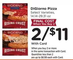 Ralphs DiGiorno Pizza offer