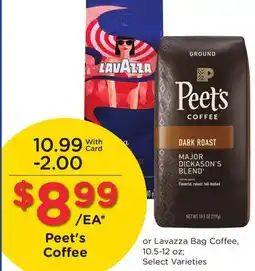 Ralphs Peet's Coffee or Lavazza Bag Coffee offer