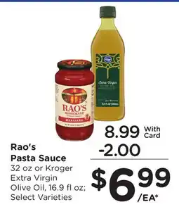 Ralphs Rao's Pasta Sauce offer