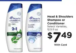 Ralphs Head & Shoulders Shampoo or Conditioner offer