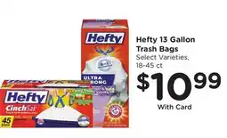 Ralphs Hefty 13 Gallon Trash Bags offer
