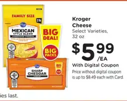 Ralphs Kroger Cheese offer