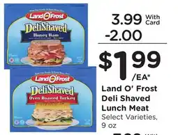 Ralphs Land O' Frost Deli Shaved Lunch Meat offer