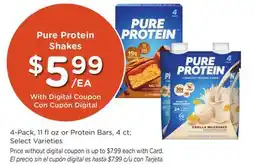 Ralphs Pure Protein Shakes offer