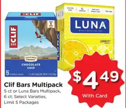 Ralphs Clif Bars Multipack offer