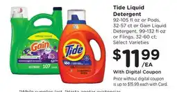 Ralphs Tide Liquid Detergent offer