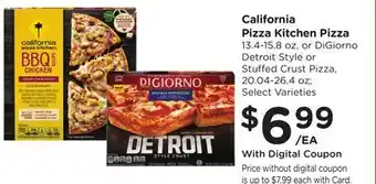 Ralphs California Pizza Kitchen Pizza offer