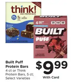 Ralphs Built Puff Protein Bars offer