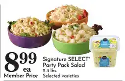 Pavilions Signature SELECT Party Pack Salad offer