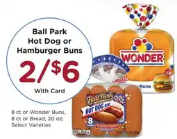 Ralphs Ball Park Hot Dog or Hamburger Buns offer