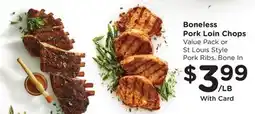 Ralphs Boneless Pork Loin Chops offer