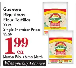Pavilions Guerrero Riquisimas Flour Tortillas offer