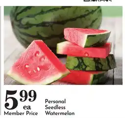 Pavilions Personal Seedless Watermelon offer