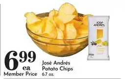 Pavilions José Andrés Potato Chips offer